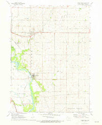 Gilbertville Iowa Historical topographic map, 1:24000 scale, 7.5 X 7.5 Minute, Year 1971