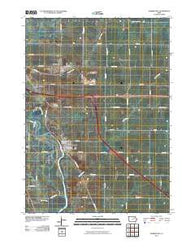 Gilbertville Iowa Historical topographic map, 1:24000 scale, 7.5 X 7.5 Minute, Year 2010