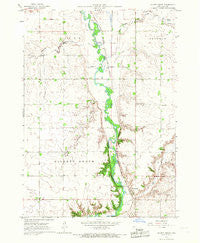Gillett Grove Iowa Historical topographic map, 1:24000 scale, 7.5 X 7.5 Minute, Year 1966