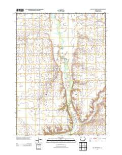 Gillett Grove Iowa Historical topographic map, 1:24000 scale, 7.5 X 7.5 Minute, Year 2013