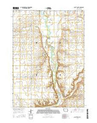 Gillett Grove Iowa Current topographic map, 1:24000 scale, 7.5 X 7.5 Minute, Year 2015