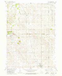 Gilman Iowa Historical topographic map, 1:24000 scale, 7.5 X 7.5 Minute, Year 1980