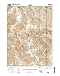 Gilman Iowa Current topographic map, 1:24000 scale, 7.5 X 7.5 Minute, Year 2015