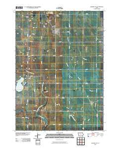 Gilmore City Iowa Historical topographic map, 1:24000 scale, 7.5 X 7.5 Minute, Year 2010