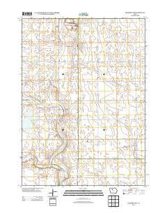 Gilmore City Iowa Historical topographic map, 1:24000 scale, 7.5 X 7.5 Minute, Year 2013