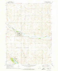 Gladbrook Iowa Historical topographic map, 1:24000 scale, 7.5 X 7.5 Minute, Year 1971