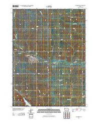 Gladbrook Iowa Historical topographic map, 1:24000 scale, 7.5 X 7.5 Minute, Year 2010