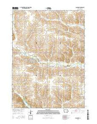 Gladbrook Iowa Current topographic map, 1:24000 scale, 7.5 X 7.5 Minute, Year 2015