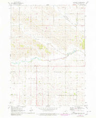 Gladbrook NE Iowa Historical topographic map, 1:24000 scale, 7.5 X 7.5 Minute, Year 1971