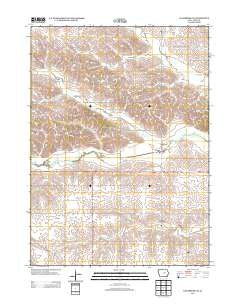 Gladbrook NE Iowa Historical topographic map, 1:24000 scale, 7.5 X 7.5 Minute, Year 2013