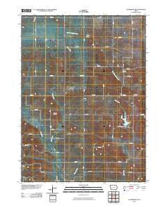 Gladbrook SE Iowa Historical topographic map, 1:24000 scale, 7.5 X 7.5 Minute, Year 2010