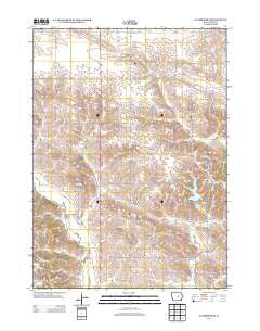 Gladbrook SE Iowa Historical topographic map, 1:24000 scale, 7.5 X 7.5 Minute, Year 2013