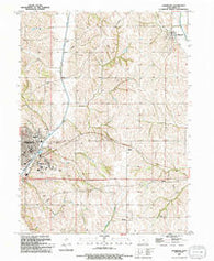 Glenwood Iowa Historical topographic map, 1:24000 scale, 7.5 X 7.5 Minute, Year 1994