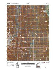 Glenwood Iowa Historical topographic map, 1:24000 scale, 7.5 X 7.5 Minute, Year 2010