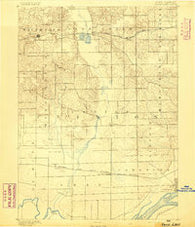Goose Lake Iowa Historical topographic map, 1:62500 scale, 15 X 15 Minute, Year 1892
