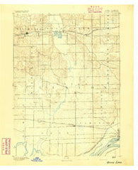 Goose Lake Iowa Historical topographic map, 1:62500 scale, 15 X 15 Minute, Year 1894