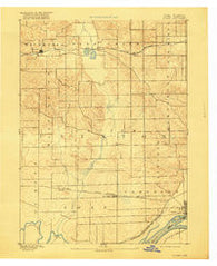 Goose Lake Iowa Historical topographic map, 1:62500 scale, 15 X 15 Minute, Year 1894