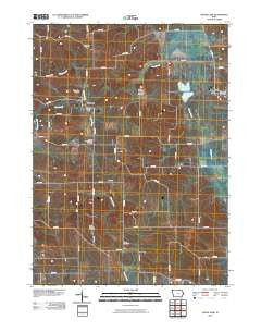 Goose Lake Iowa Historical topographic map, 1:24000 scale, 7.5 X 7.5 Minute, Year 2010
