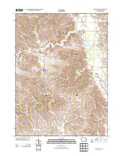Goose Lake Iowa Historical topographic map, 1:24000 scale, 7.5 X 7.5 Minute, Year 2013