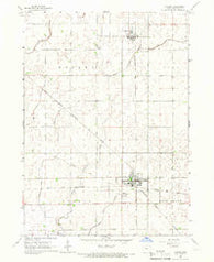 Gowrie Iowa Historical topographic map, 1:24000 scale, 7.5 X 7.5 Minute, Year 1965