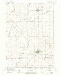 Gowrie Iowa Historical topographic map, 1:24000 scale, 7.5 X 7.5 Minute, Year 1965