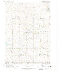 Graettinger West Iowa Historical topographic map, 1:24000 scale, 7.5 X 7.5 Minute, Year 1972