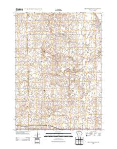 Graettinger West Iowa Historical topographic map, 1:24000 scale, 7.5 X 7.5 Minute, Year 2013
