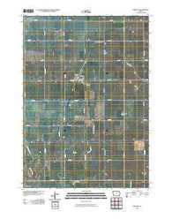Grafton Iowa Historical topographic map, 1:24000 scale, 7.5 X 7.5 Minute, Year 2010