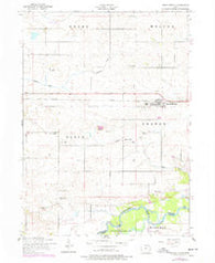 Grand Mound Iowa Historical topographic map, 1:24000 scale, 7.5 X 7.5 Minute, Year 1953
