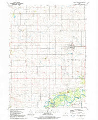 Grand Mound Iowa Historical topographic map, 1:24000 scale, 7.5 X 7.5 Minute, Year 1991