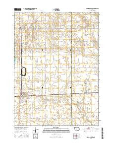 Grand Junction Iowa Current topographic map, 1:24000 scale, 7.5 X 7.5 Minute, Year 2015