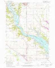 Granger Iowa Historical topographic map, 1:24000 scale, 7.5 X 7.5 Minute, Year 1965