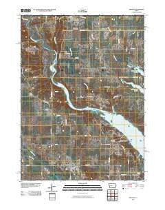 Granger Iowa Historical topographic map, 1:24000 scale, 7.5 X 7.5 Minute, Year 2010