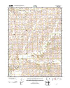 Grant Iowa Historical topographic map, 1:24000 scale, 7.5 X 7.5 Minute, Year 2013