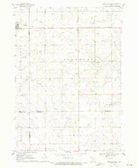 Granville East Iowa Historical topographic map, 1:24000 scale, 7.5 X 7.5 Minute, Year 1969