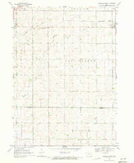 Granville West Iowa Historical topographic map, 1:24000 scale, 7.5 X 7.5 Minute, Year 1969