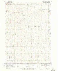 Granville West Iowa Historical topographic map, 1:24000 scale, 7.5 X 7.5 Minute, Year 1969