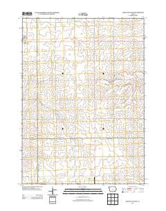 Granville East Iowa Historical topographic map, 1:24000 scale, 7.5 X 7.5 Minute, Year 2013