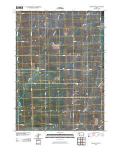 Granville West Iowa Historical topographic map, 1:24000 scale, 7.5 X 7.5 Minute, Year 2010