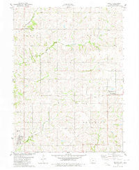 Gravity Iowa Historical topographic map, 1:24000 scale, 7.5 X 7.5 Minute, Year 1980