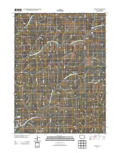 Gravity Iowa Historical topographic map, 1:24000 scale, 7.5 X 7.5 Minute, Year 2013