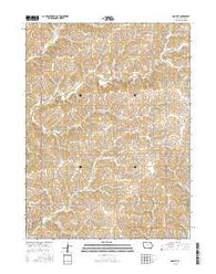 Gravity Iowa Current topographic map, 1:24000 scale, 7.5 X 7.5 Minute, Year 2015