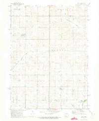 Gray Iowa Historical topographic map, 1:24000 scale, 7.5 X 7.5 Minute, Year 1971