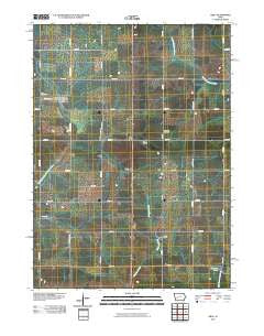 Gray Iowa Historical topographic map, 1:24000 scale, 7.5 X 7.5 Minute, Year 2010