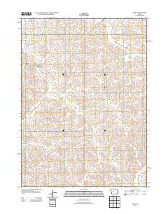 Gray Iowa Historical topographic map, 1:24000 scale, 7.5 X 7.5 Minute, Year 2013