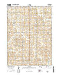 Gray Iowa Current topographic map, 1:24000 scale, 7.5 X 7.5 Minute, Year 2015