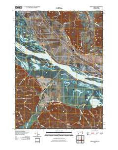 Green Island Iowa Historical topographic map, 1:24000 scale, 7.5 X 7.5 Minute, Year 2010