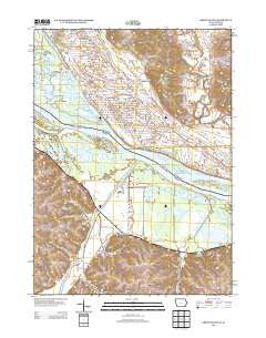 Green Island Iowa Historical topographic map, 1:24000 scale, 7.5 X 7.5 Minute, Year 2013