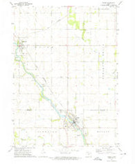 Greene Iowa Historical topographic map, 1:24000 scale, 7.5 X 7.5 Minute, Year 1972