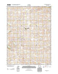 Greenfield Iowa Historical topographic map, 1:24000 scale, 7.5 X 7.5 Minute, Year 2013
